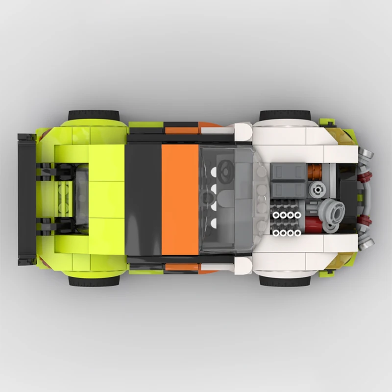 Stadsauto Snelheidskampioen Model MOC Bouwstenen Sportwagen RS3 Modulaire Technologie Geschenken Vakantie Monteer Kinderen Speelgoed Pak