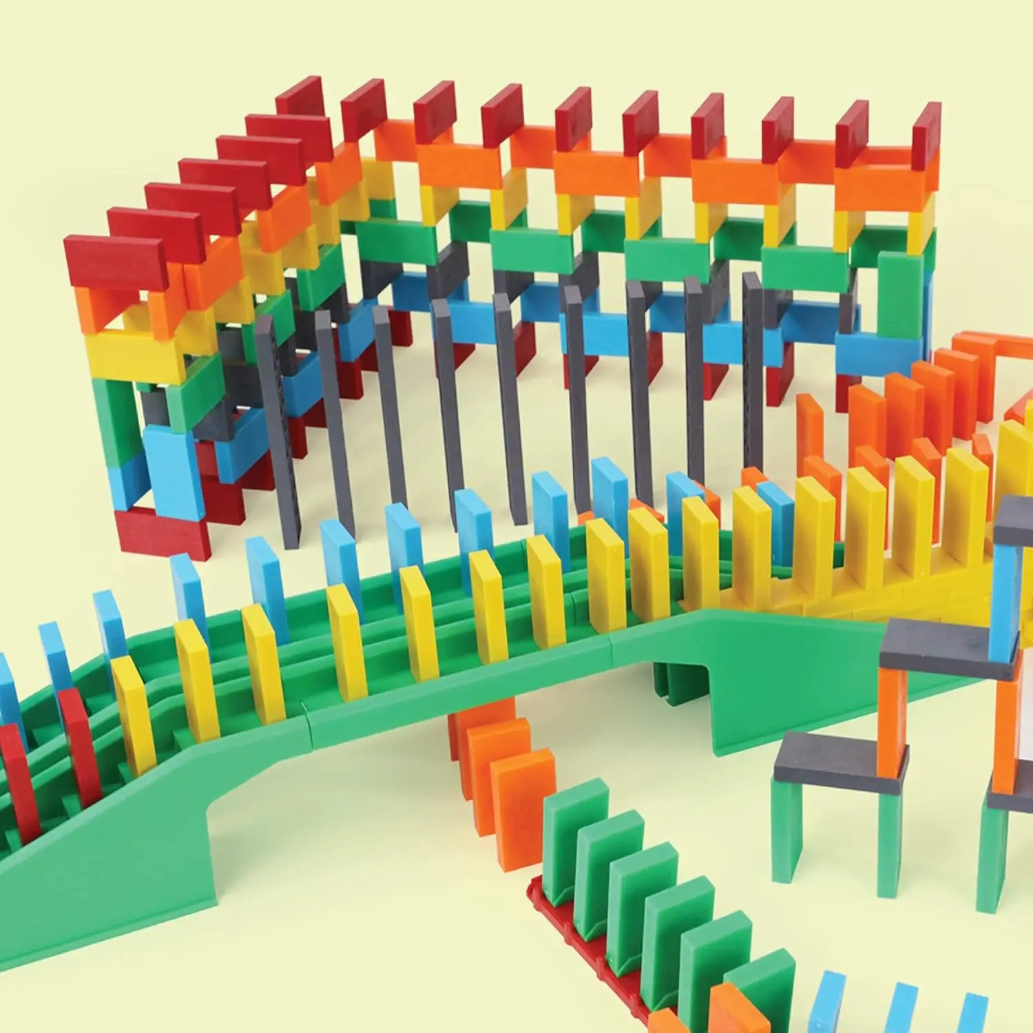 Pro-Domino Kit | Dominoes Set, STEM STEAM Small Toys, Family Games for Kids, Kids Toys and Games, Building, Toppling, Chain Reac