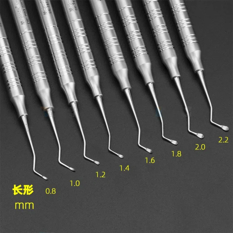 Instrumentos dentários picaretas caráries escamação removedor de cálculo materiais dentários instrumentos de implante pequenas curetas ferramentas de laboratório dentário