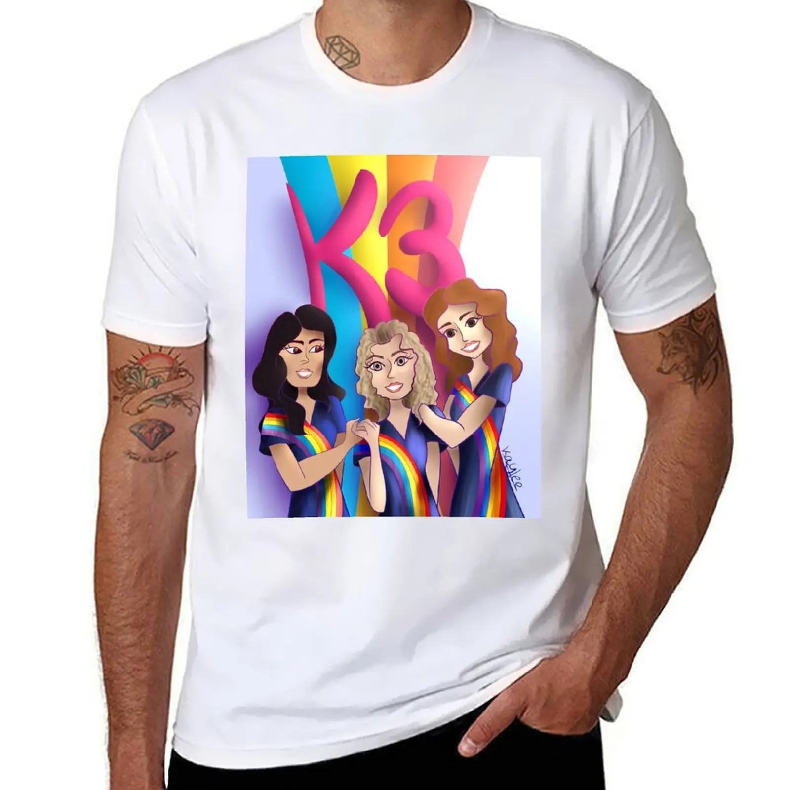 

cotton K3 T-Shirt man t tshirt anime shirt - Waterval heavy