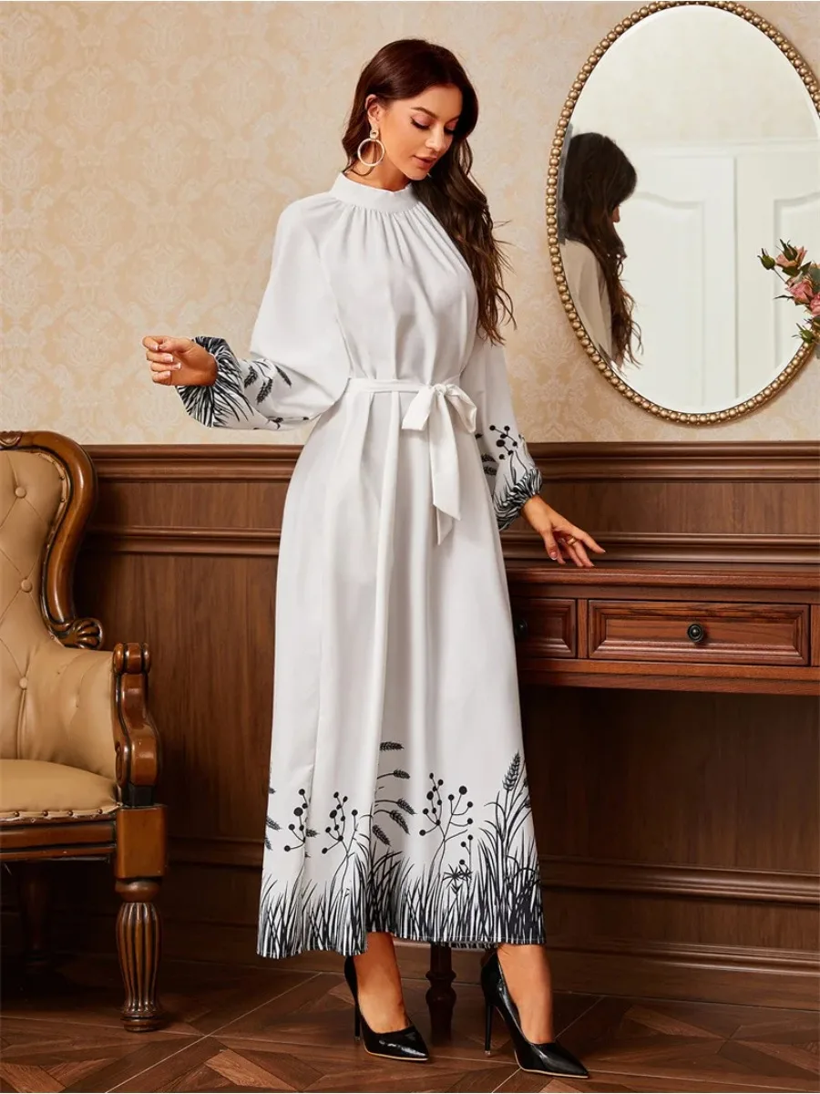 Eid Ramadan Muslim Abaya Women Dress Dubai Kaftan Islam Long Dress Pakistan Abayas Robe Femme Musulmane Vestidos Caftan 2024