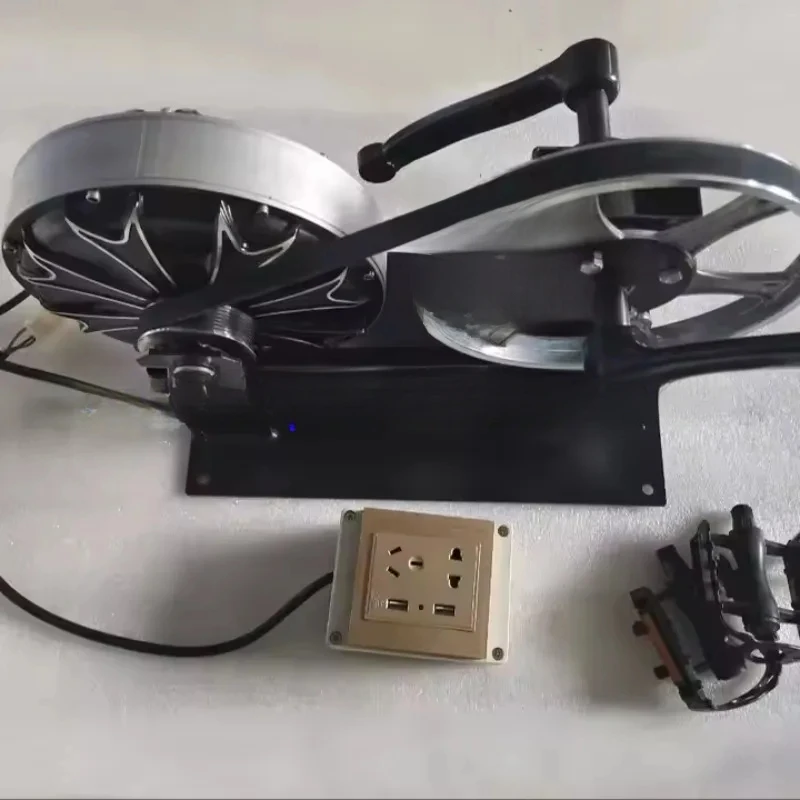 300W Brushless Permanent Magnet Pedal Bicycle Generator DC AC Output