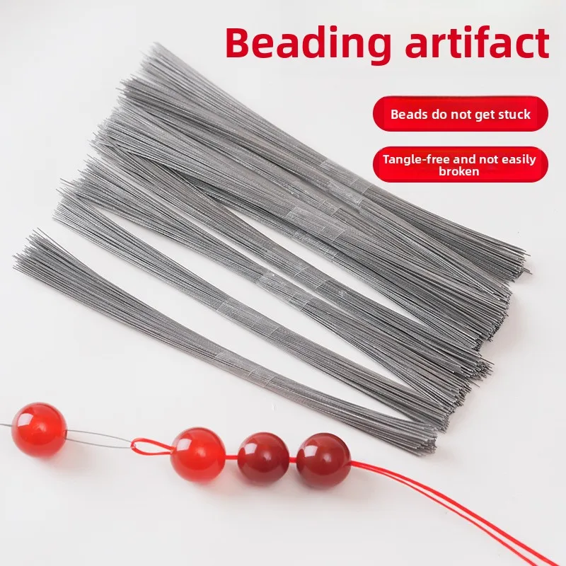 Soft Steel Beading Needle Threader DIY Craft Tool for Bead Stringing Jewelry Making and Wenwan Accessories