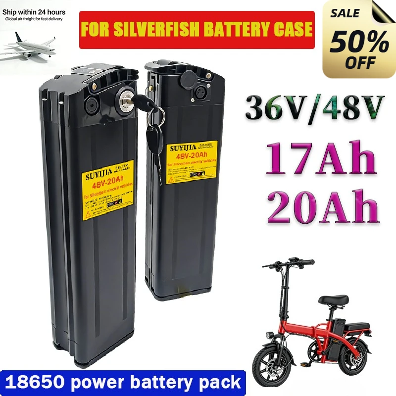 

48V 36V 20Ah 17Ah for Silverbait Li-ion High Power 250W 500W 750W 1000W 36V 20Ah 17Ah 18650 Battery + Charger