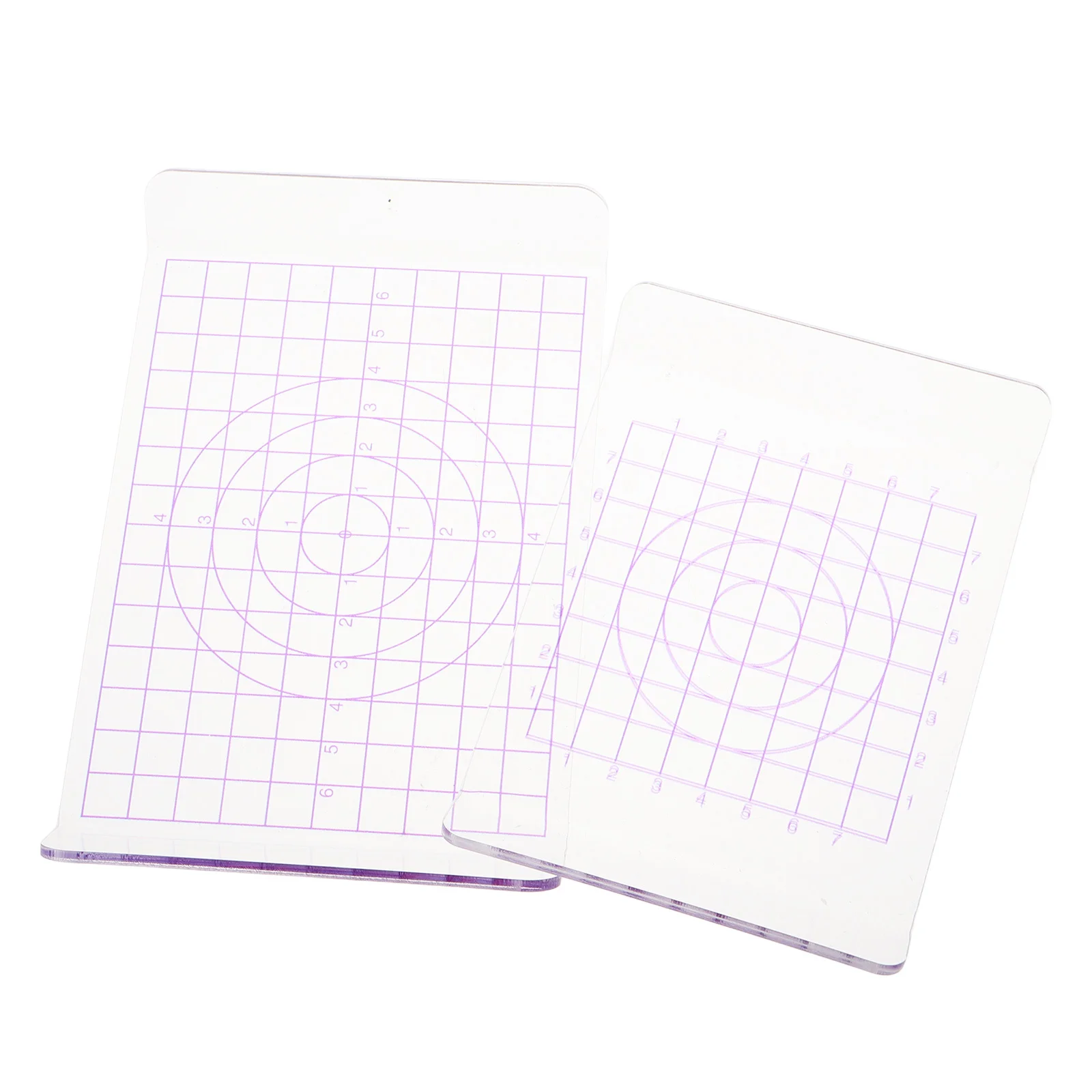 

2pcs Transparent Acrylic Rolling Board Round Corner For Polymer Clay Modeling Diy Sculpting Tool Clay Working Board Acrylic