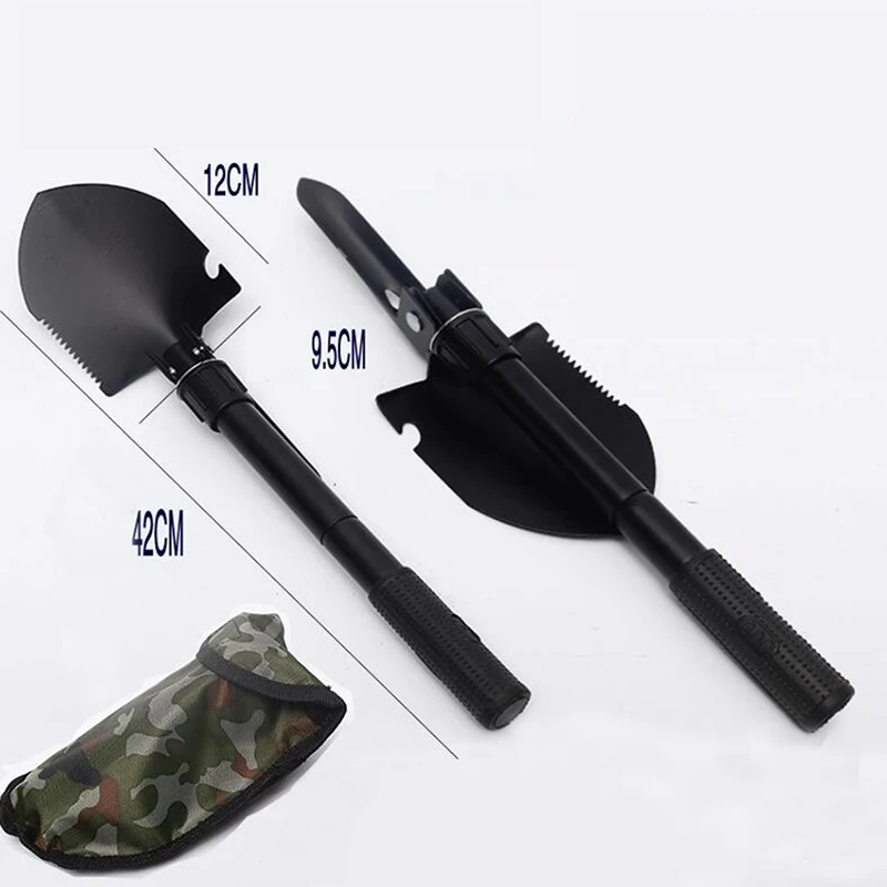 Multifunctional Folding Shovel Mini Garden Camping Shovels Outdoor Survival Pocket Tools Metal Detector Digger