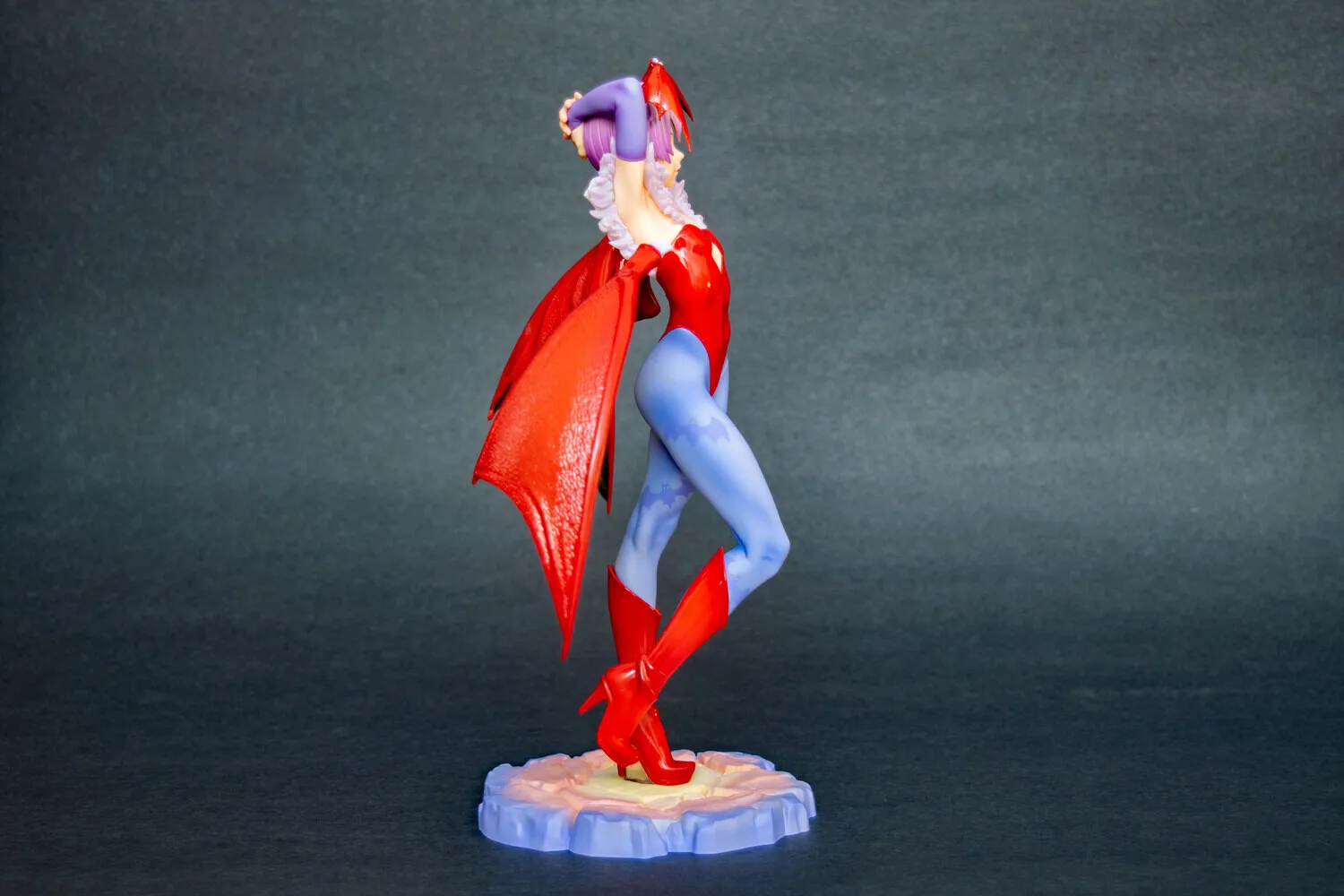 23CM Vampire:The Night Warriors Morrigan Aensland Lilith Aensland 1/7 Action Figure PVC Hentai Collection Doll Model Toys Gift