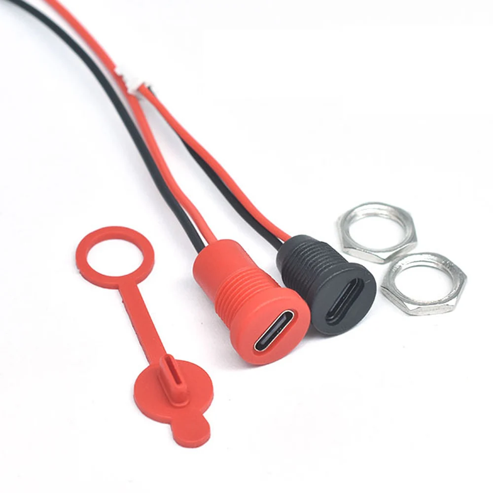 

10 шт., водонепроницаемый USB-коннектор Type-C с PH 2,0