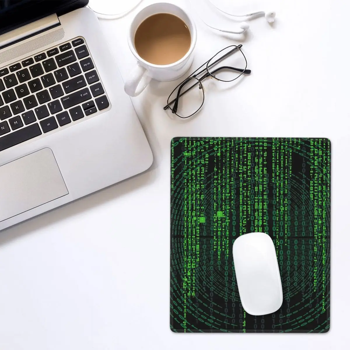 Matrix Original Green Design Mouse Pad Gamer PC Laptop Mats Keyboard Carpet Computer Gaming  Desk Mat 7x9 in 22x18 cm