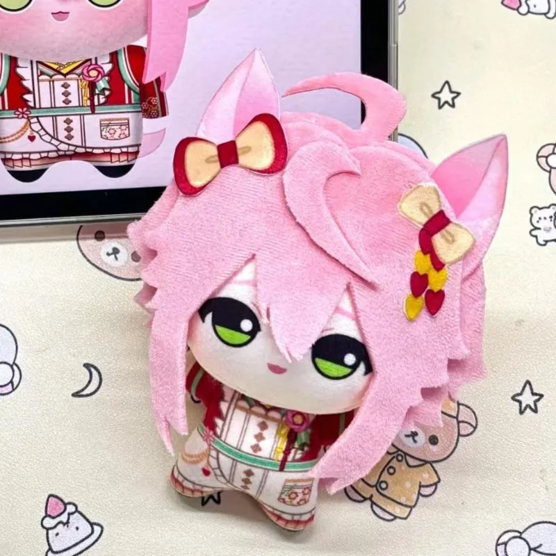 Ensemble Stars Cotton Doll 10cm Himemiya Tori Plush Keychain Cute Anime Character Stuffed Toy Bag Pendant Collectible Gift Fans