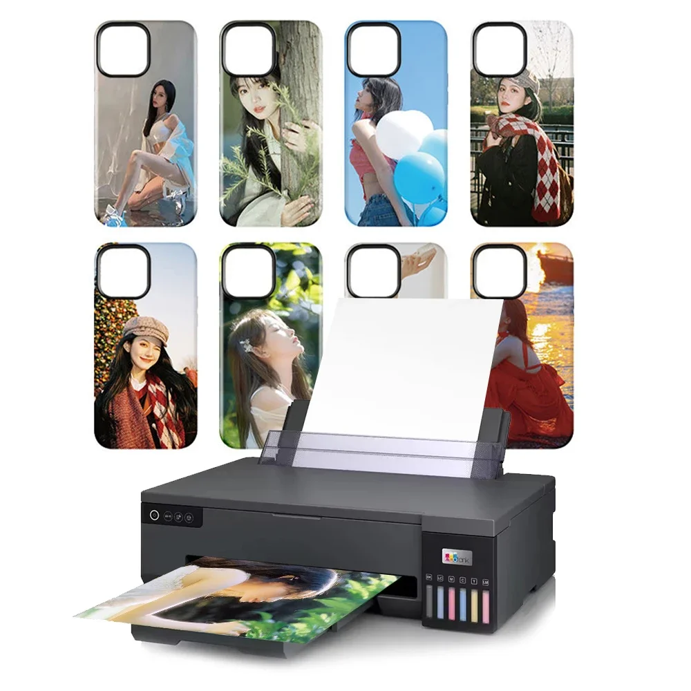 New Black A3 L18050 Portable 6 Color Sublimation UV Inkjet Printer Automatic with A3 A4 Print Dimension for Photo Printing