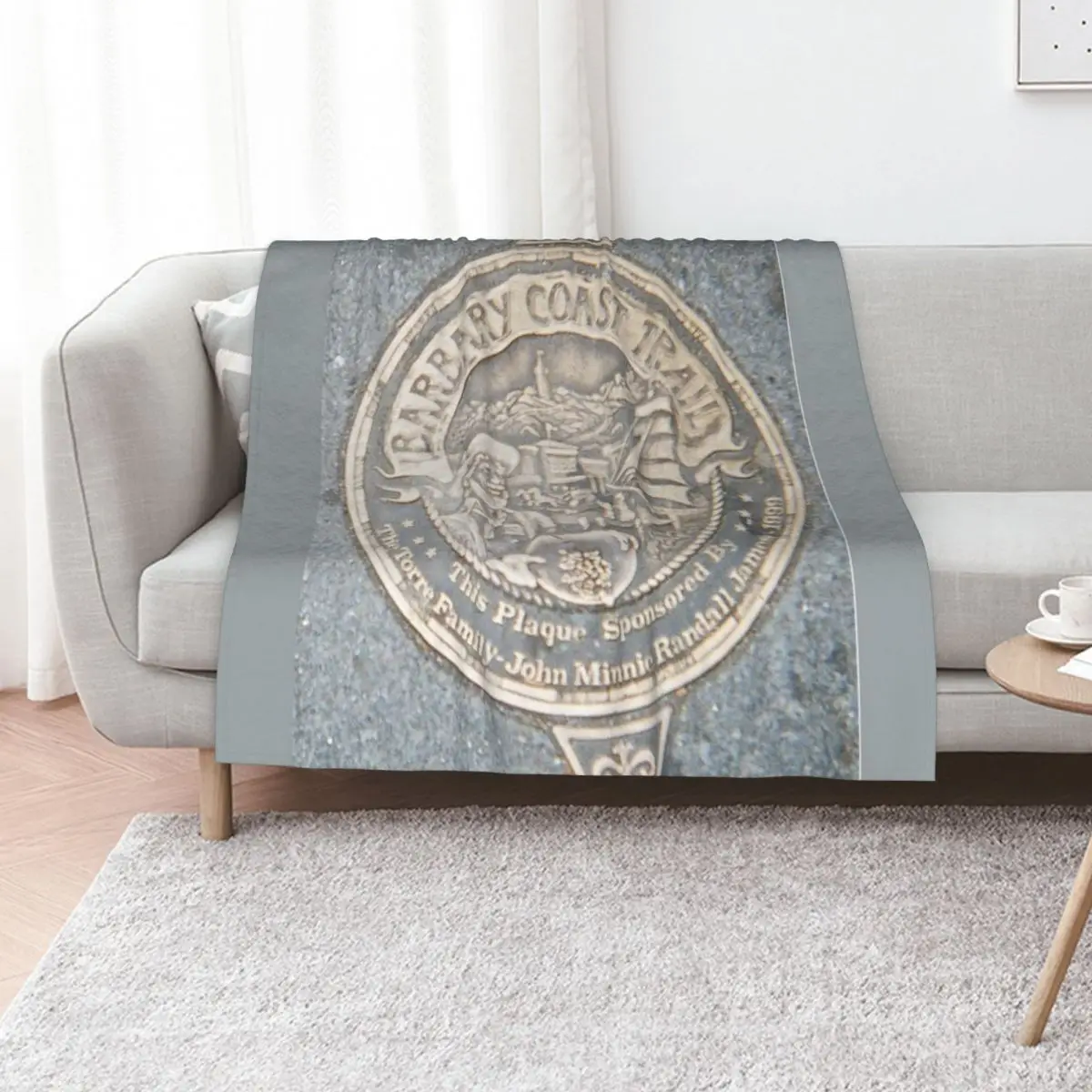 Barbary Coast Throw Blanket Multi-Purpose blankets and throws Hairys Polar Bed for sofa Blankets