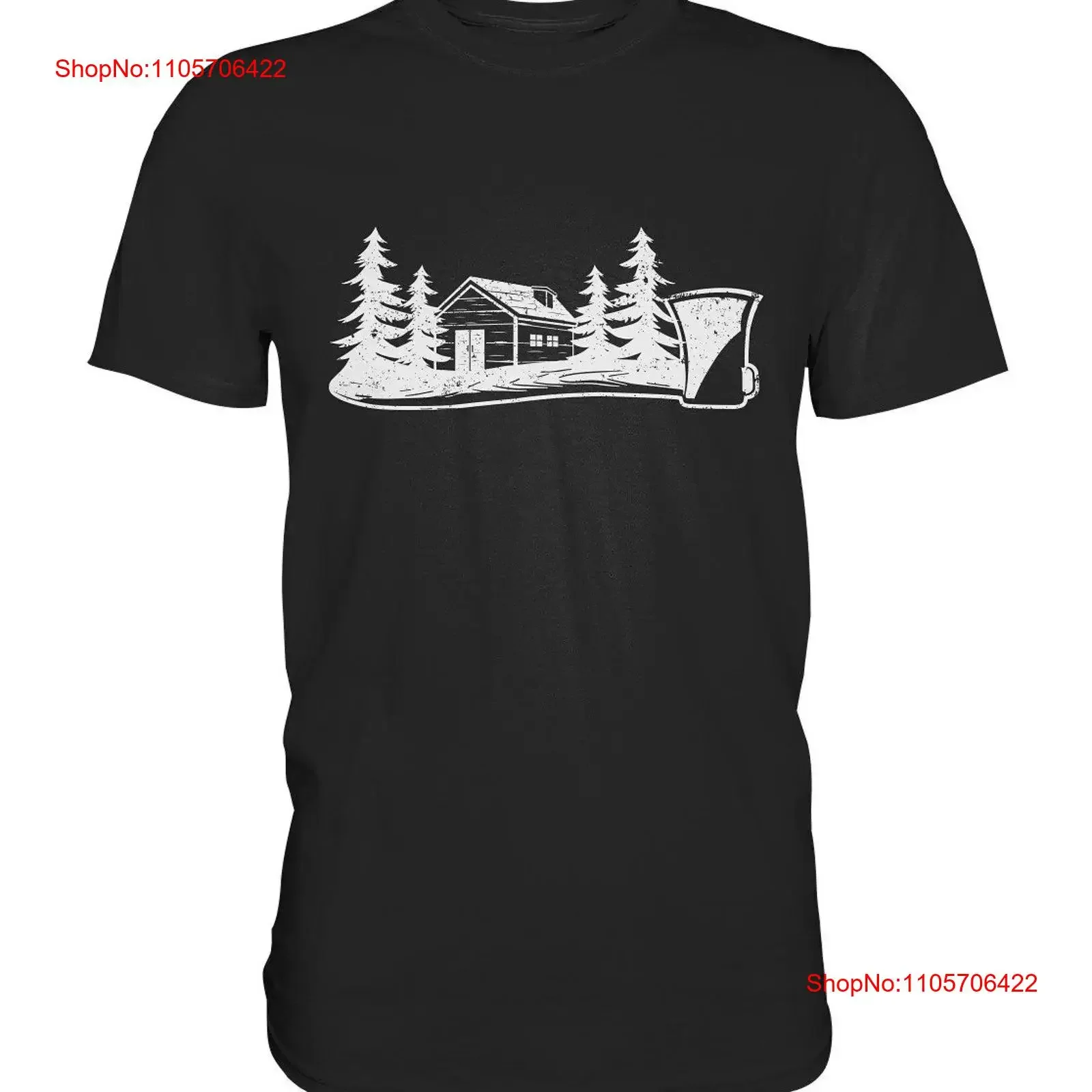 Hatchet Wood Chainsaw Forester Ax Forestry Worker T Shirt vintage Washed Top For Everyday Wear designer clothes Breathable