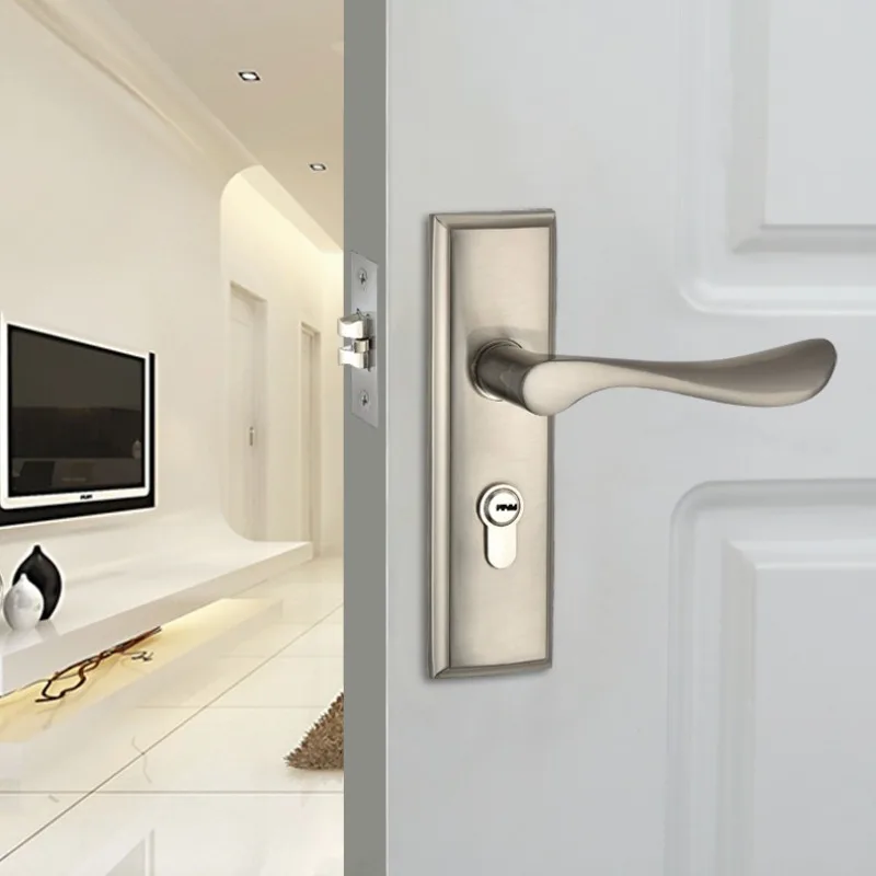 

Sturdy Zinc Alloy Lever Handle Mortise Lock for Bathroom Bedroom Door