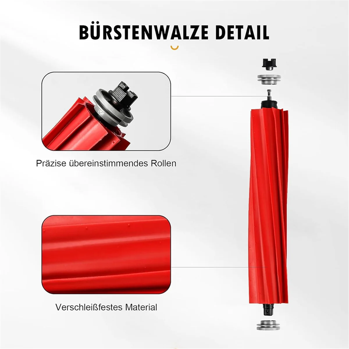 Набор аксессуаров для робота-присоски Roborock Q Revo, запасные части включают основные щетки, салфетки, фильтры HEPA.