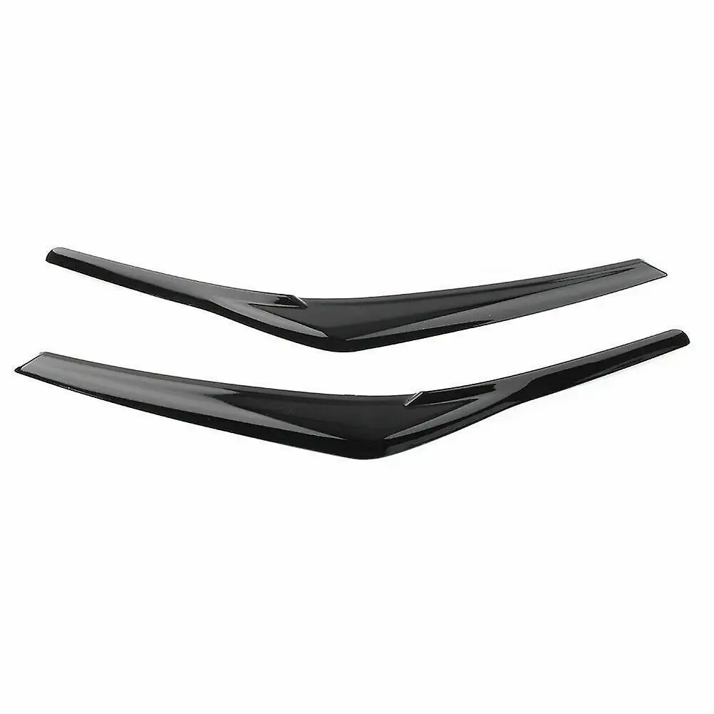 Black Headlight Eyelid Cover Molding Trim For 2018-2021 Toyota Camry