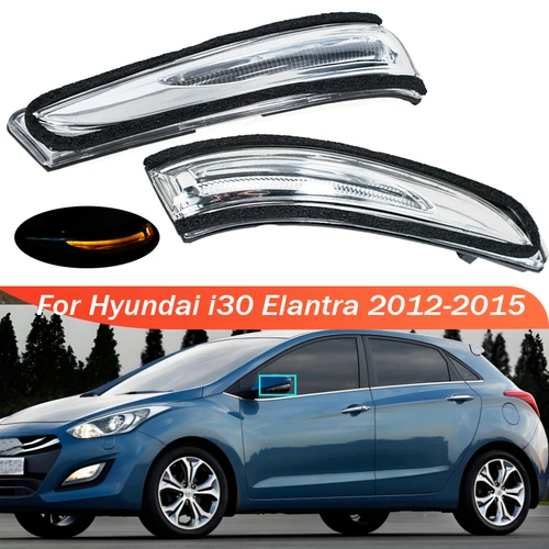 Para Hyundai i30 Elantra 2012 2013 2014 2015 espejo retrovisor lateral luz de señal de giro LED lámpara de puerta luz indicadora 876143X000