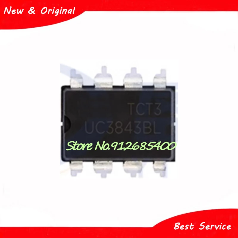 10 pièces/lot UC3843BL-D08-T UC3843BL DIP8 nouveau et Original en Stock
