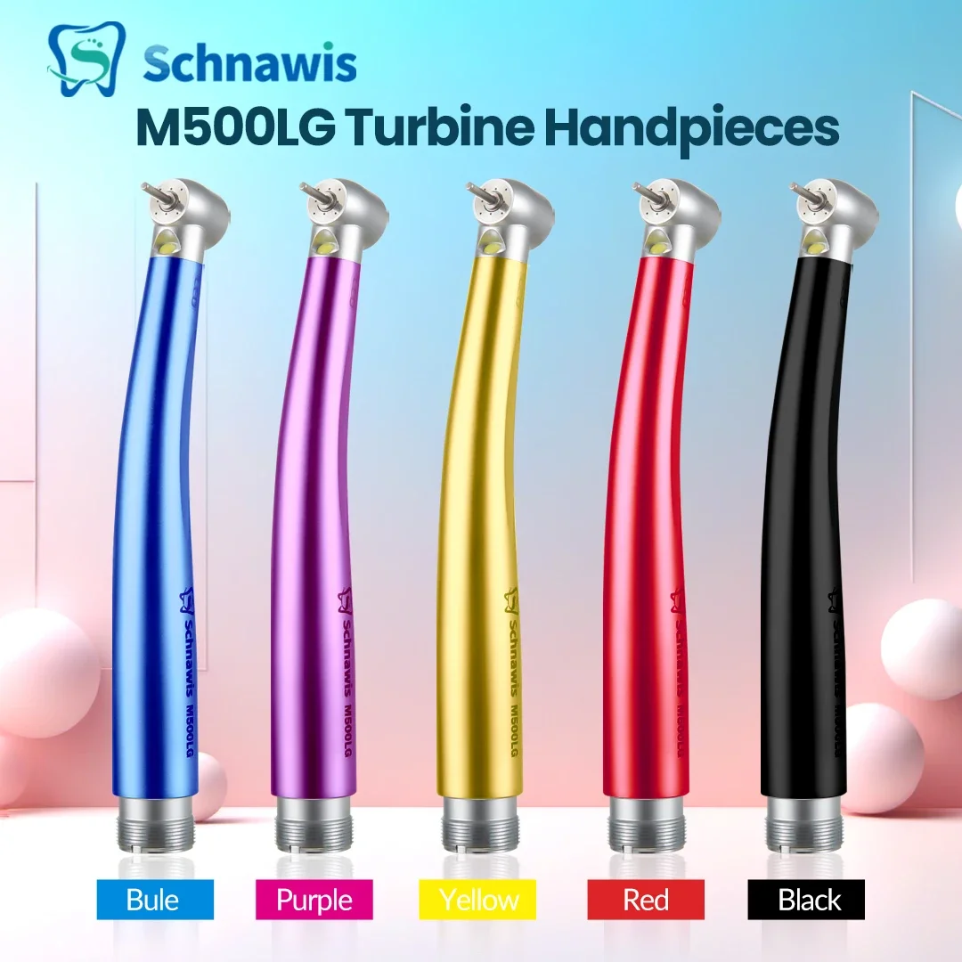 

Colorful M500LG LED Turbine Handpiece Dental High Speed Handpiece Dentist Tool Dentistry LED Handpiece Dental Tools