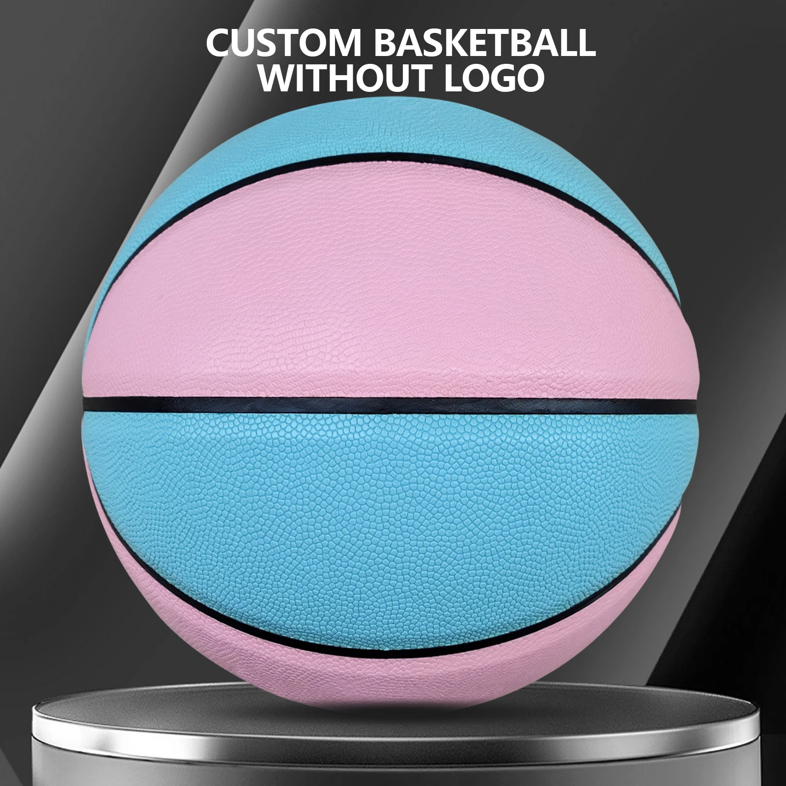 

No-Logo Basketball Official Size 6/7 Indoor&Outdoor Non-slip Composite Soft Leather Wear Resistant Training Ball For Men Women
