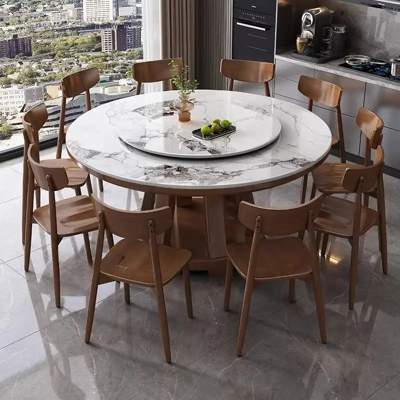 Protect Decor Dining Table Design Modern Unique Marble Industrial Dining Table Kitchen Luxury Nordic Mesa Comedor Furniture