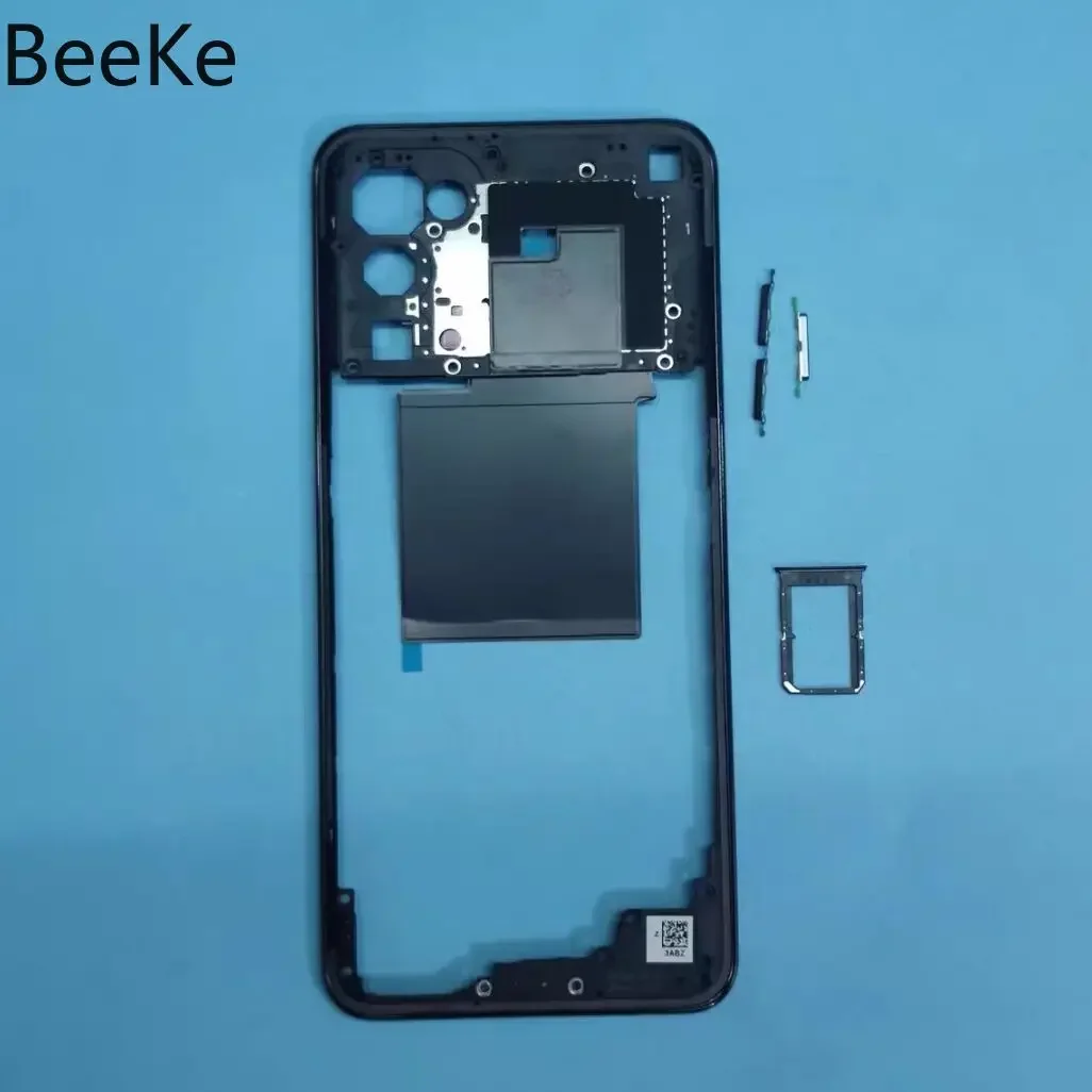 Replacement For Realme GT Master Edition RMX3360 RMX3363 Front LCD Bezel Plate Display Screen Middle Frame Sim Card Tray Holder