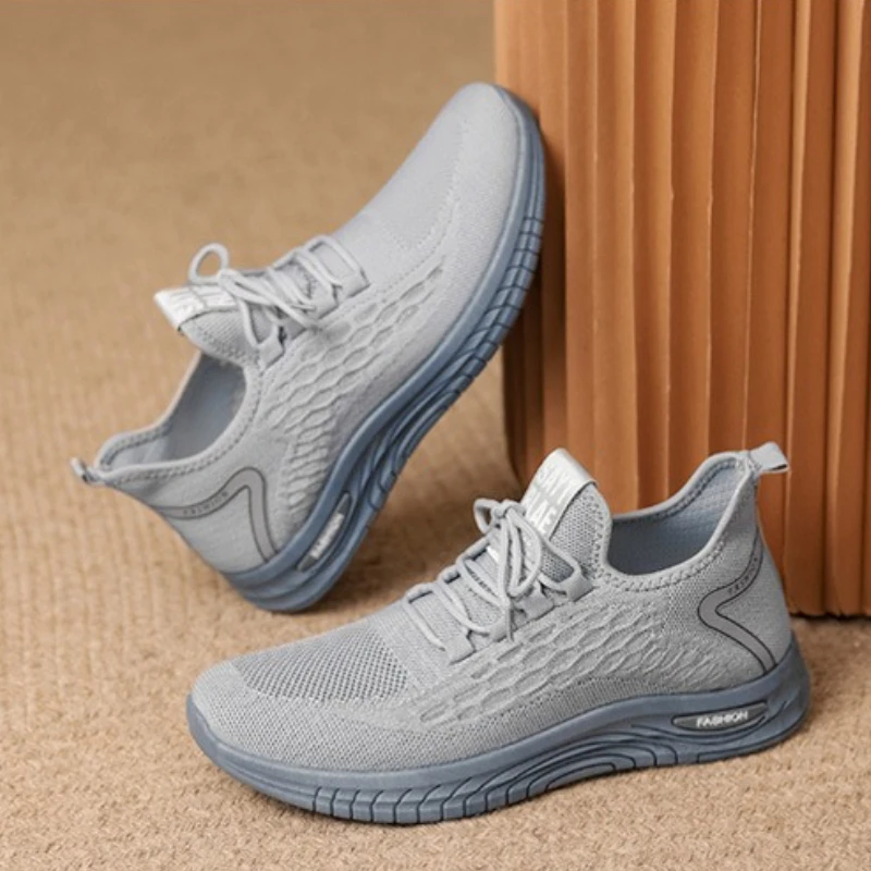 

Летние мужские повседневные кроссовки, дышащие легкие кроссовки с сеткой, удобные кроссовки с мягкой подошвой, Zapatillas