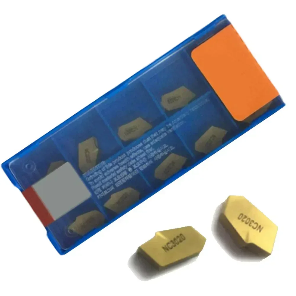 High Quality SP400 NC3020 GTN 4 Grooving Cut Off Carbide Inserts Pack Of 10 With 4mm Width ZQMX4N11 1E For Wide Applications