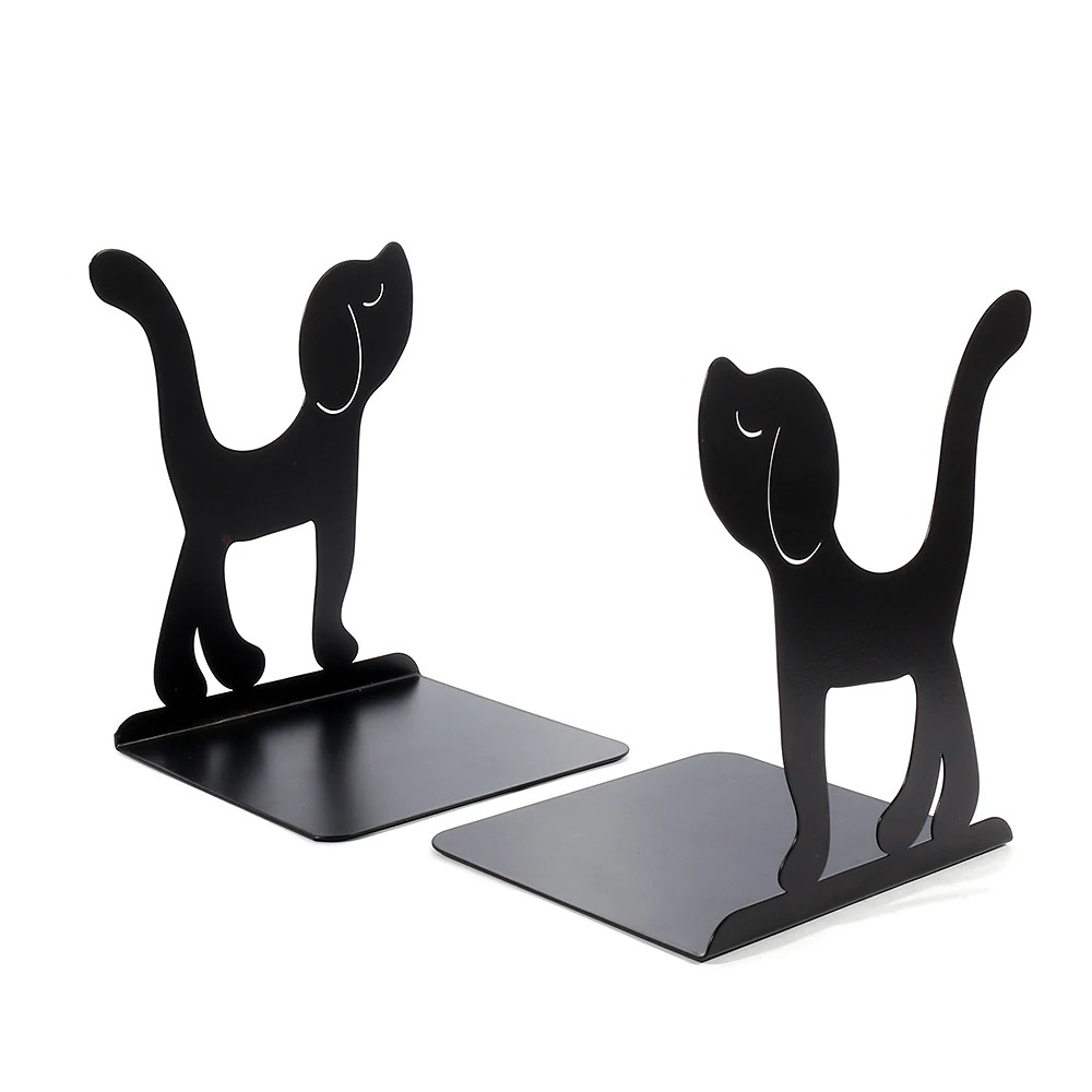 Cute Cartoon Dog Bookends for Shelf Decoration Books Support Stand Ends for Kids Study Office Supplies Back to School Gifts