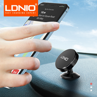 LDNIO Magnetic Car Phone Holder Magnet Mount Mobile Cell Phone Stand GPS Support For iPhone 15 Pro Xiaomi Huawei Samsung Oneplus