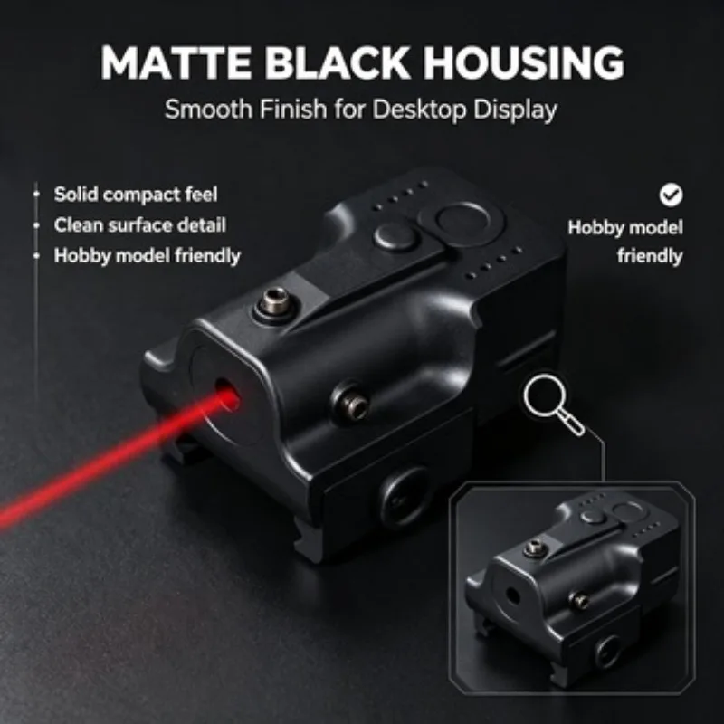 Multi Scene Use Mini Red Light Decor Piece Universal Adjustable Spacing Toy Model Auxiliary Parts