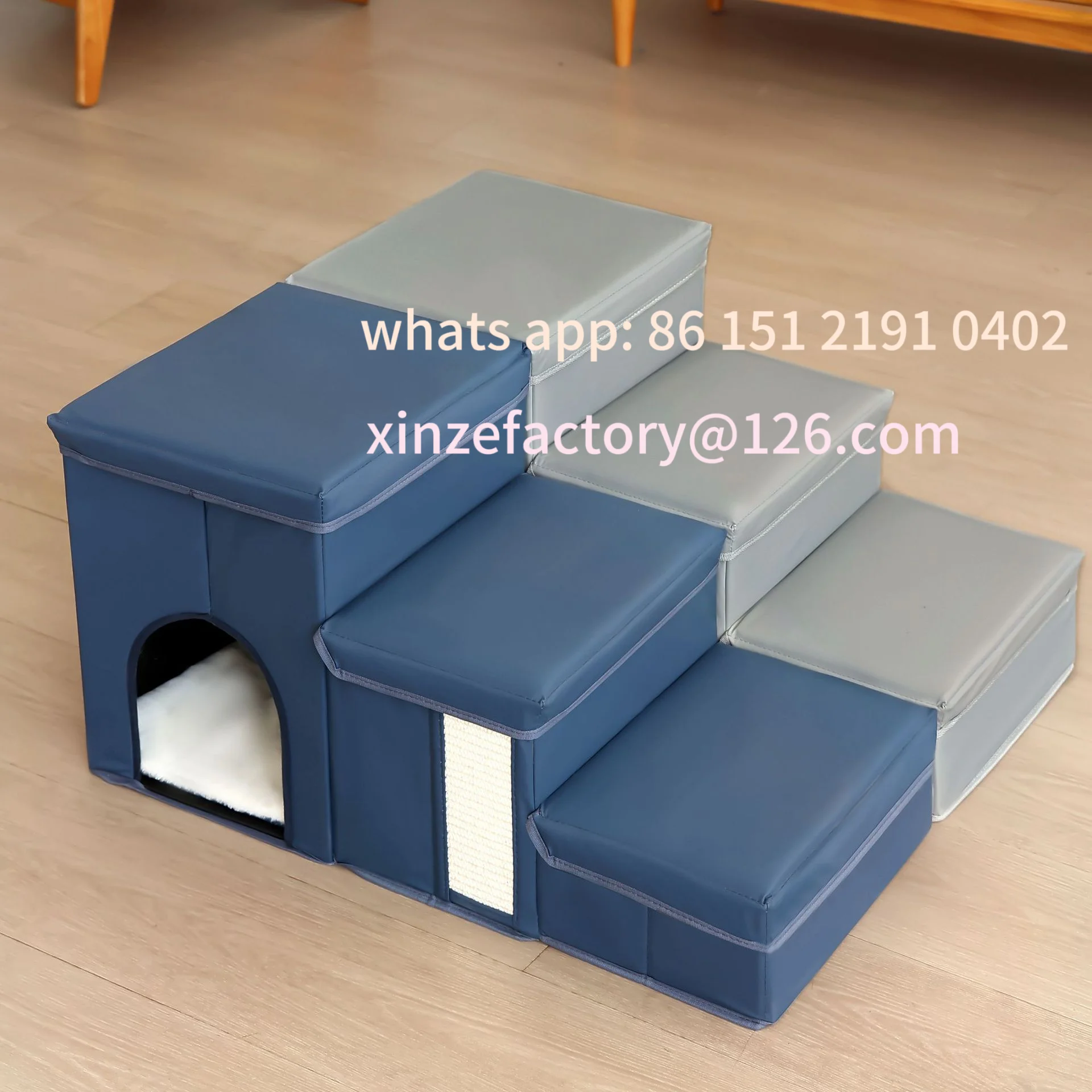 

Customizable Multi functional Stairs Foldable Dog Nest Cat Dog Stairs Four season Universal Dog Stairs