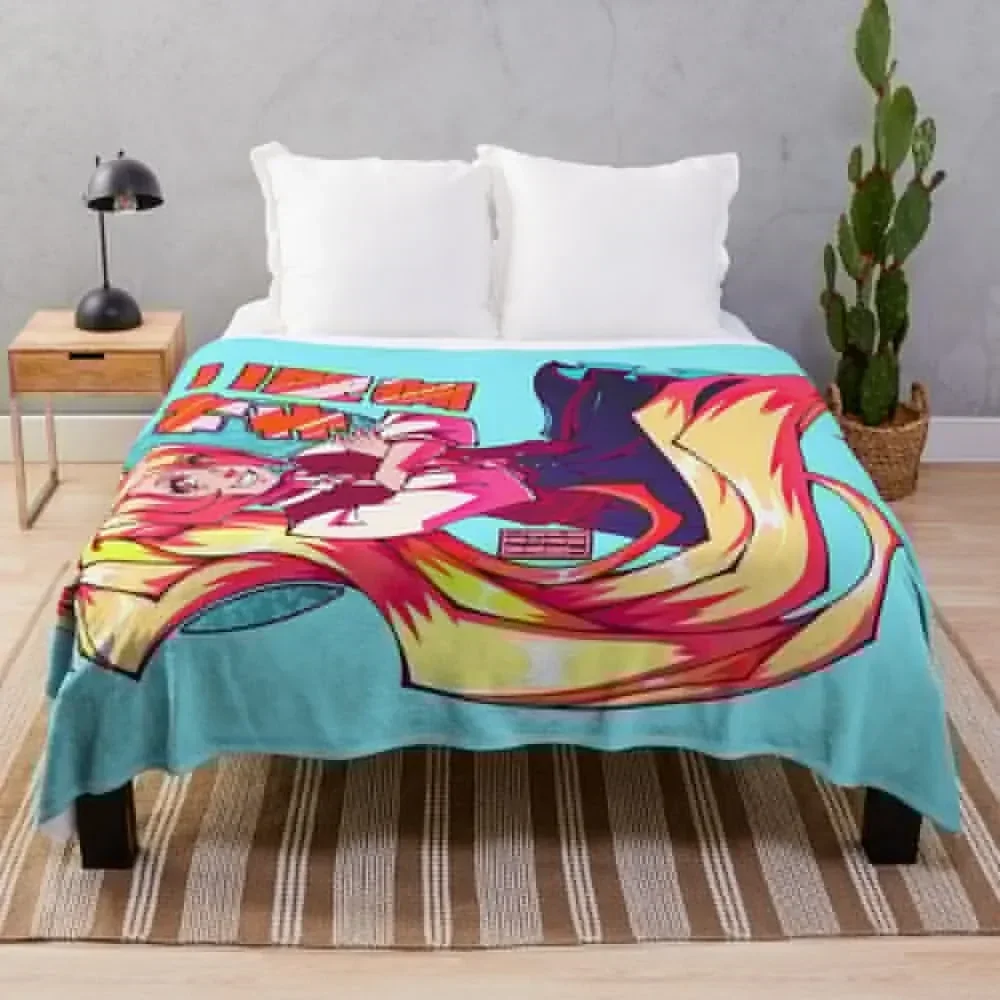 

It's Saki! Throw Blanket Luxury Thicken decorative Furry Bed Blankets