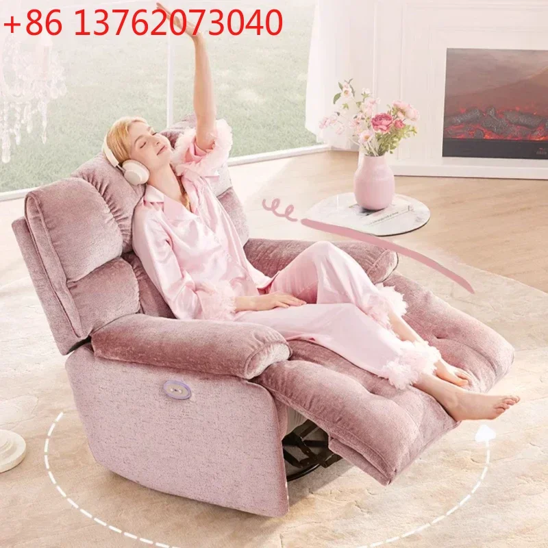 

Relaxing Cozy Designer Sofas Girl Electric Reclining Individual Lounge Sofa Floor Modern Divani Da Soggiorno Bedroom Furniture