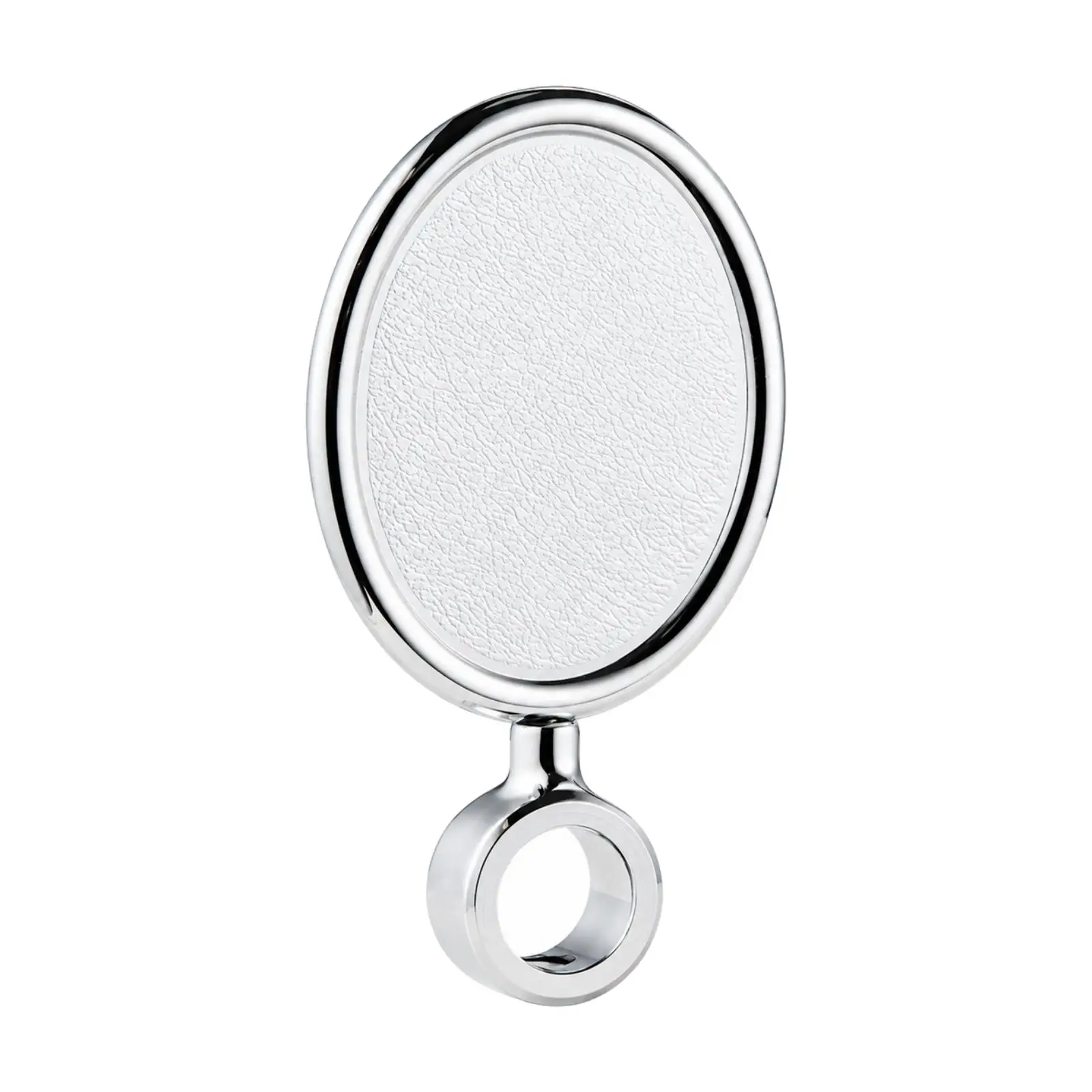 Oval Beer Label Plate Textured Metal Label Plate with Mounting Mounting Loop Polished for Beverage Service Operators