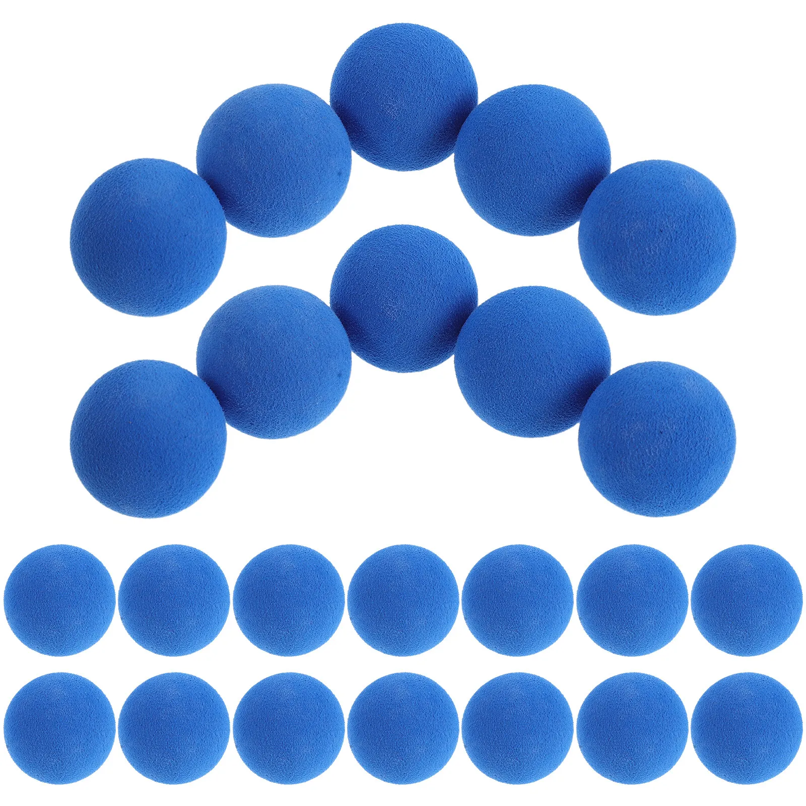 100Pcs Eva Soft Foam Balls Refill Pack 2.2cm Ball for Creative Shooting Game Indoor Outdoor Target Practice Soft