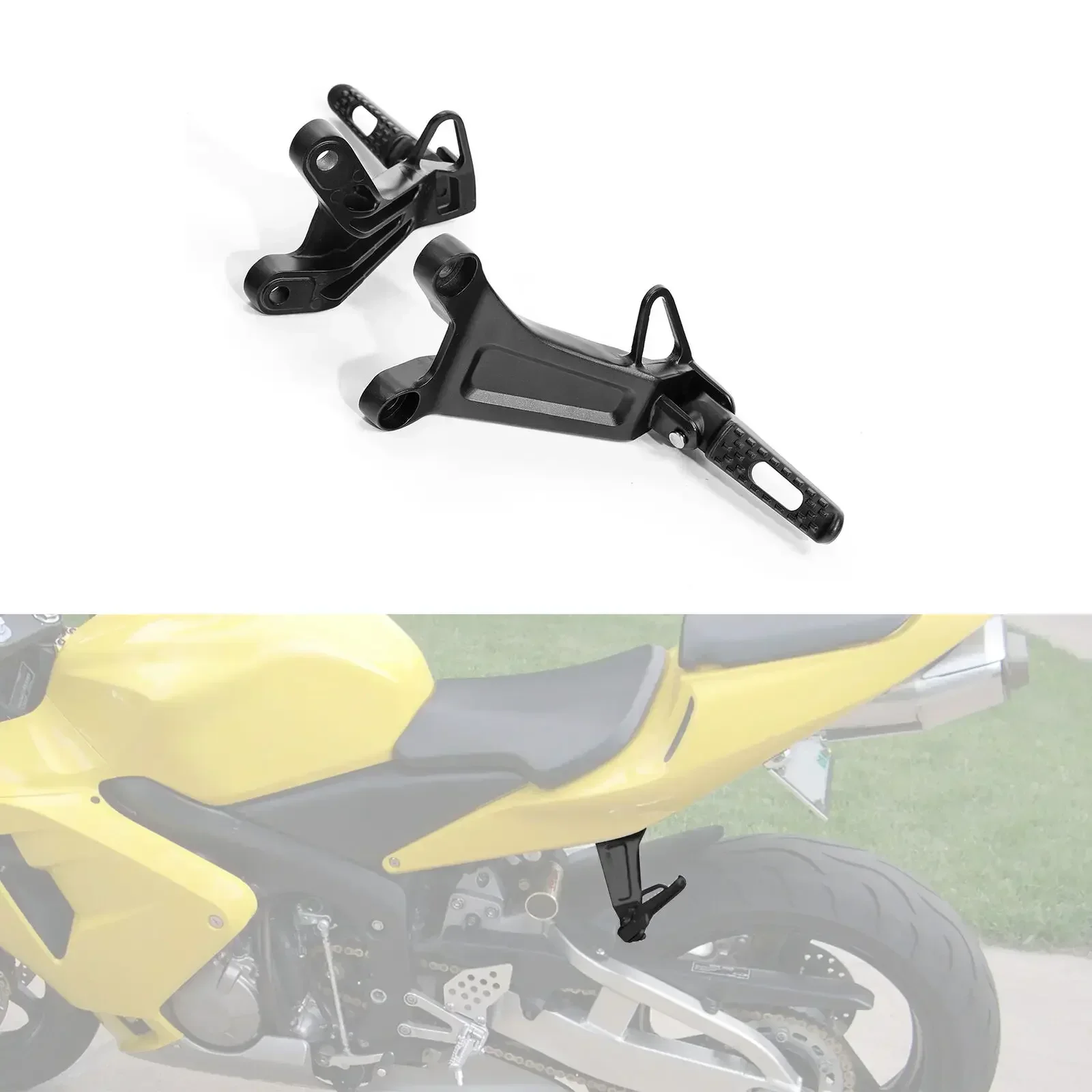 Motorcycle Acsessories Accessory Passenger Footrest Foot pegs Set For Honda CBR 600RR 600 RR 2003-2004 Parts