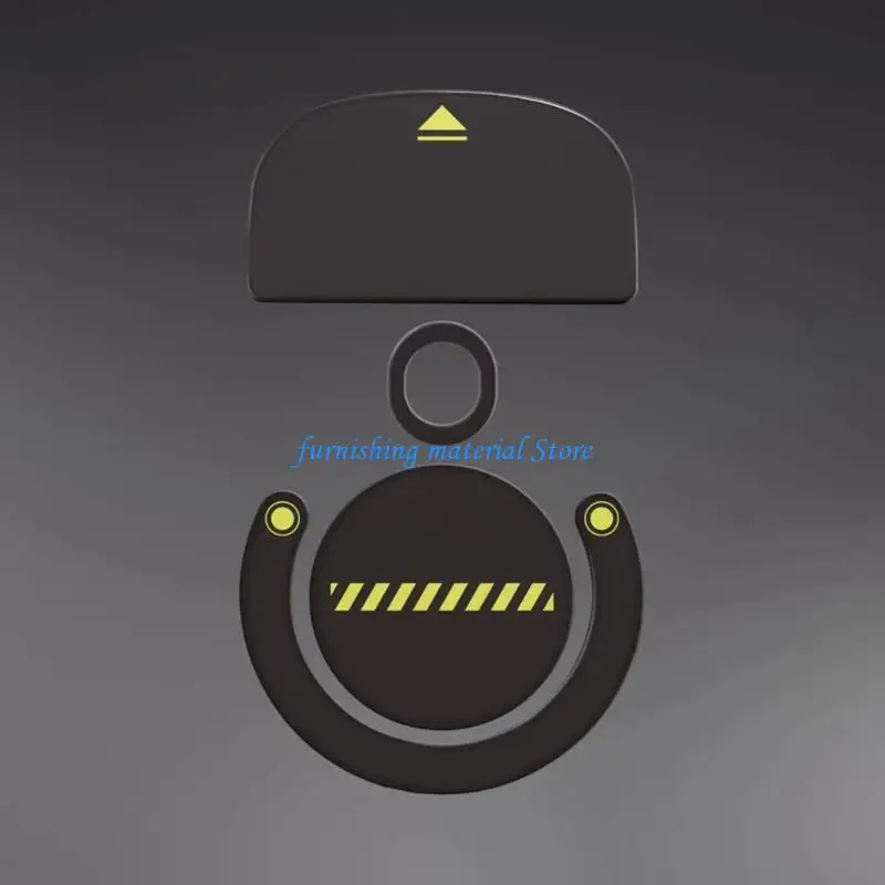 Y5GD Glass Mouse Skates Gaming Mouse Feet Mouse Sticker For GPro X Superlight Mouse Smooth Control and Easy