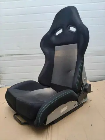 VELOT illest Racing Seat Black Suede Universal Car Sport Seat - High Back Design, Side Bolsters