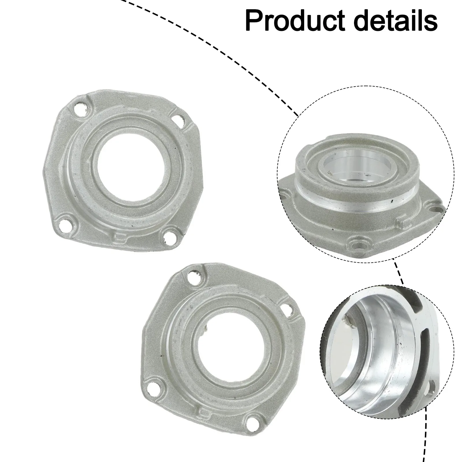 Aluminum Bearing Seat Front Cover Replacement for 9523 Angle Grinder Head Shell Suitable for 100 Type Grinder Models