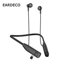 EARDECO 100 Hour Playback Fone De Ouvido Bluetooth Headphone Bass Wireless Headphones with Mic Earphone Stereo Sport Neckband