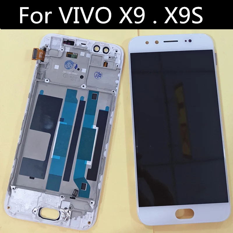 

For VIVO X9 X9S LCD Display Touch Screen With Frame Digitizer Assembly Replacement Accessories For Phone 5.5"