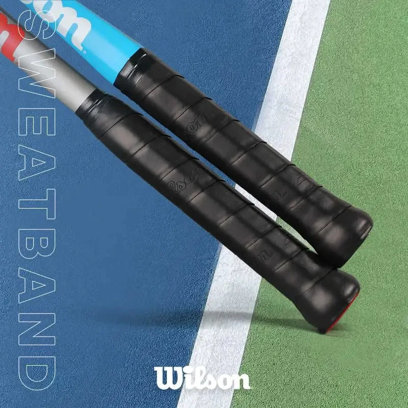 Wilson Original PU Tennis Overgrip Padel Racket Handle Skin Rubber REPL Grip Tape Anti Slip Sweatband Badminton Accessories 2Pcs