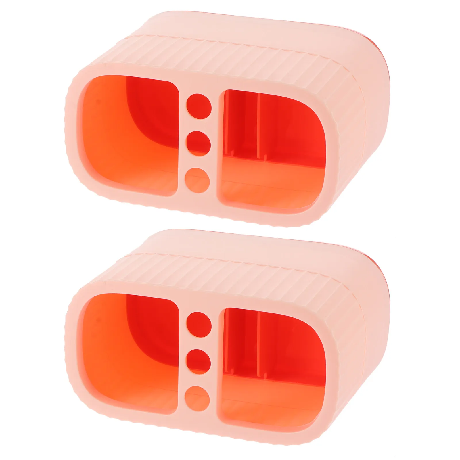 2 pcs Pen Holder Desk Organizer Office Storage Pencil Desktop Halloween Christmas New Year Desk Storage Box Desktop Storage Box