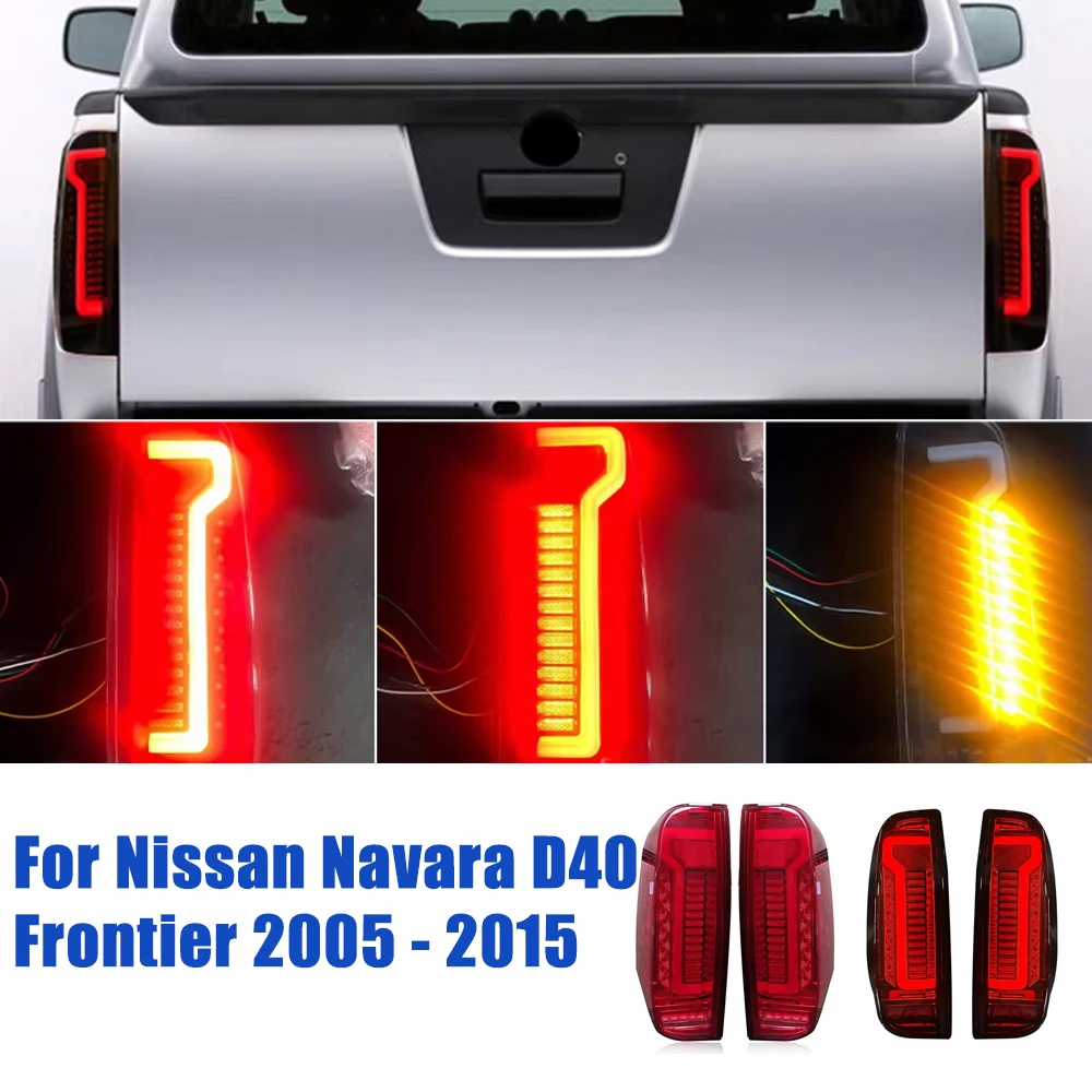 

For Nissan Navara D40 Frontier 2005 2006 2007 2008 2009 2010 2011 2012 2013 2014 2015 Turn signal Rear Brake Lamp LED Tail Light