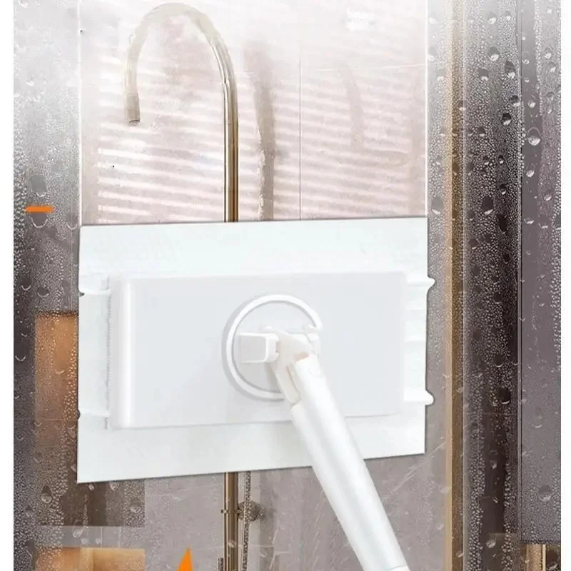 Practical cleaning tool with cloth clip and long handled tissue mop, suitable for household hygiene, bathroom walls and floors