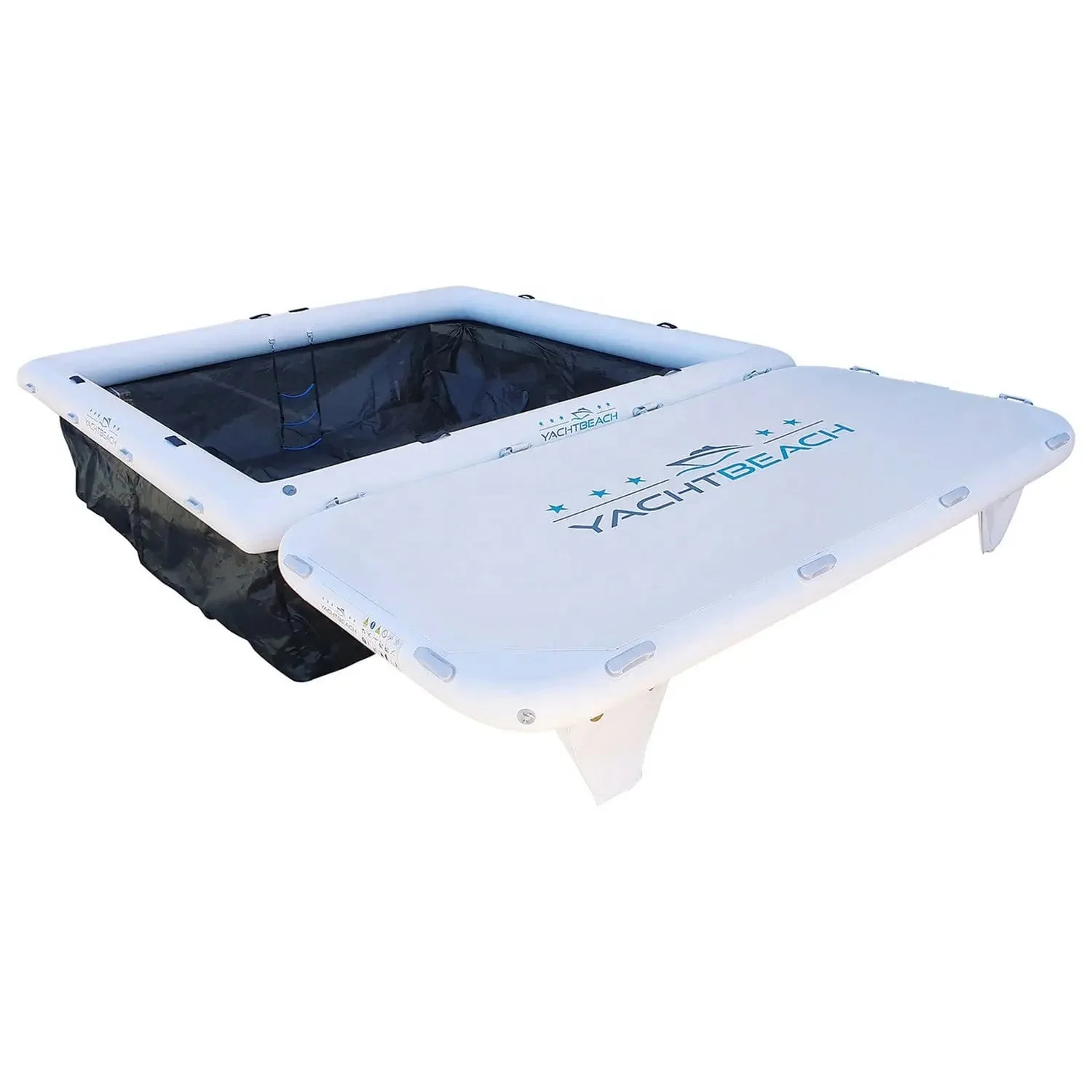 Factory Custom Ocean Leisure Time Teak EVA Marine Dock Inflatable Sea Swimming Yacht Pool