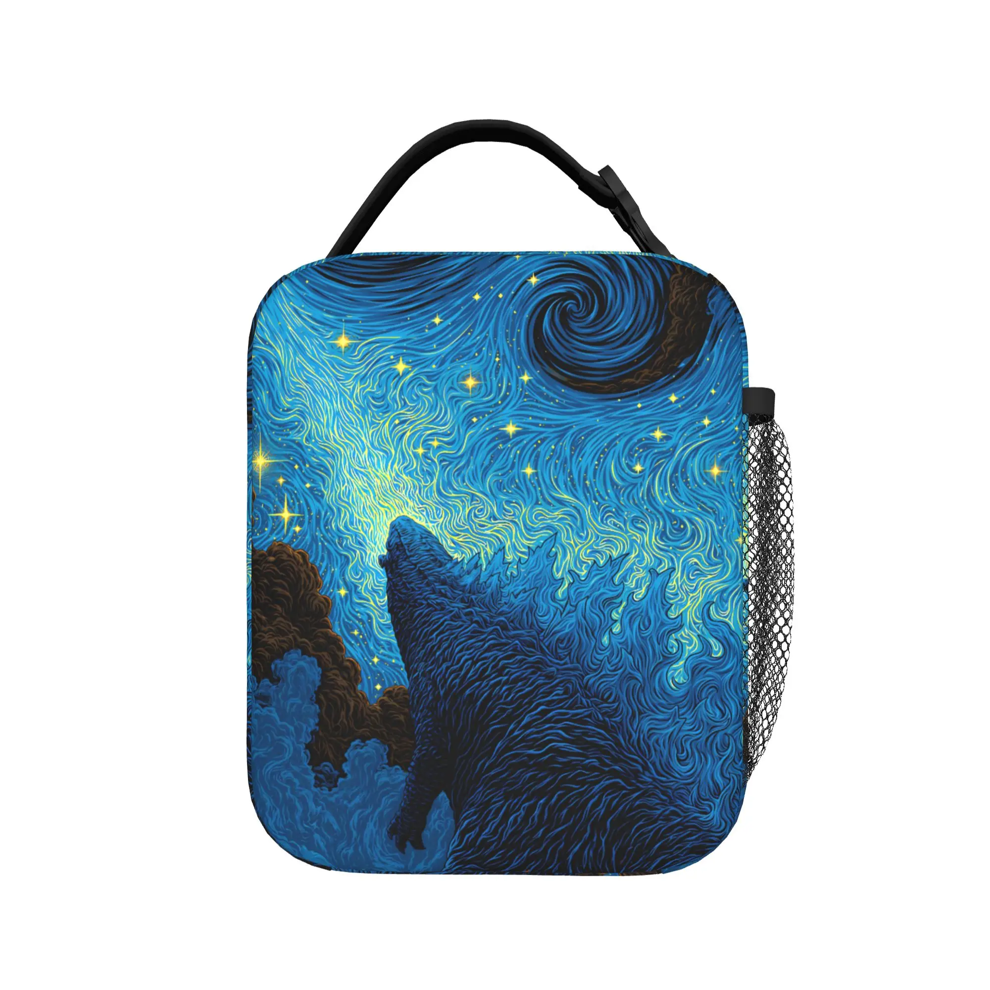 Monster G-Godzillas Thermal Insulated Lunch Bags for School  Portable Bento Box Cooler Thermal Lunch Boxes