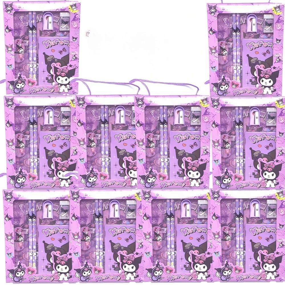 

1/10pcsSanrio Hello Kitty My Melody Kuromi Cinnamoroll stationery gift box back-to-school gift stationery gift set Christmasgift