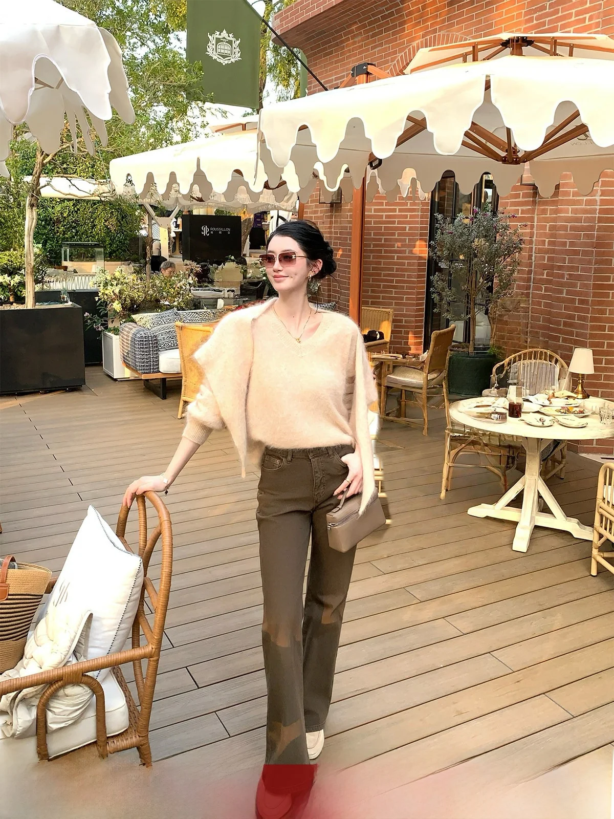 

Женские джинсы с высокой талией и широкими штанинами, винтажные, из денима, повседневные, облегающие, с эффектом похудения